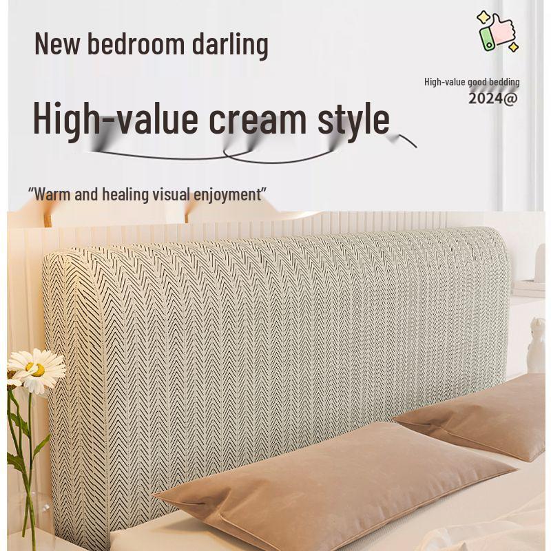 Solid Wood Headboard Cover 2026: Soft Upholstery, Stretch, Full Dust Protection