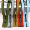 3Pcs Meetee 3# Metal Zippers 15-70cm Close/Open End Zips Bags Purse Clothes Decorative Zipper Repair DIY Sewing Accessories