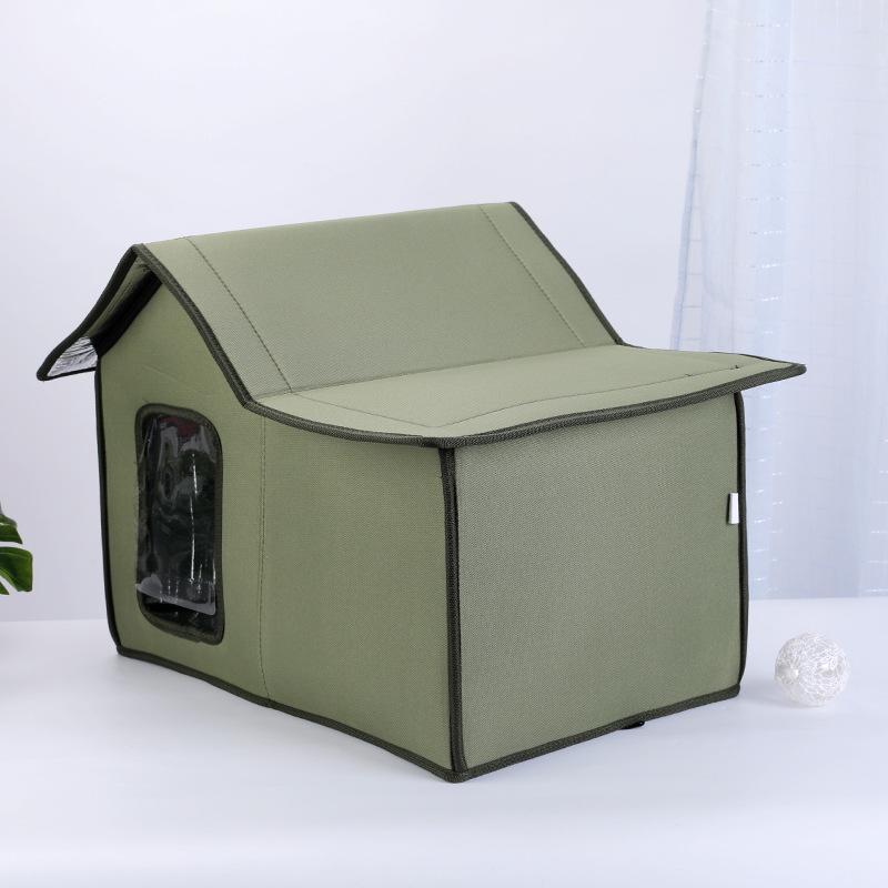 Durable Outdoor Pet House: Windproof, Waterproof, Collapsible, Washable, Easy Storage