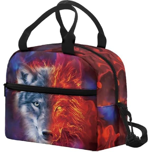 Kawaii Erdbeer-Katze Lunchtasche für Mädchen Kinder 8-10 10-12 Isoliert Lunchbox Tragbar Kühlbox Lunchbag Tragetasche Handtasche Mahlzeitenvorbereitung Organizer Arbeit Schule