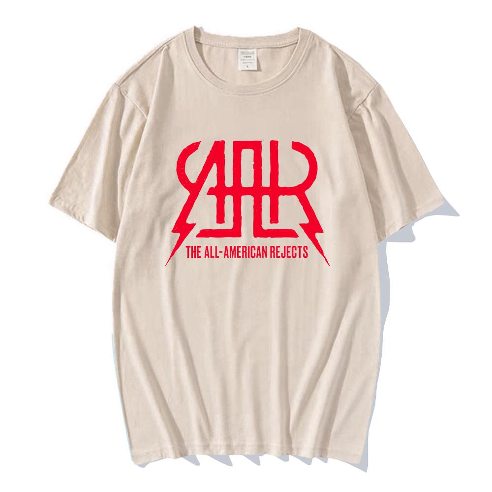 The All-American Rejects Logo Print T-shirt Cotton Short Sleeve Men/Women Tshirts Streetwear Street Style Graphic T Shirt