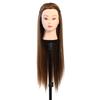 Makeup Mannequin Head Hairdresser Training Head Cosmetology Doll Head Blond Golden Brown
