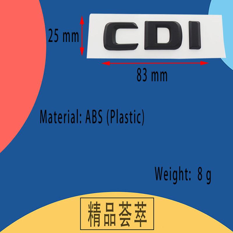3D Premium CDI CGI for car Hood Fender trunk Tail Decal Emblem Badge Sticker