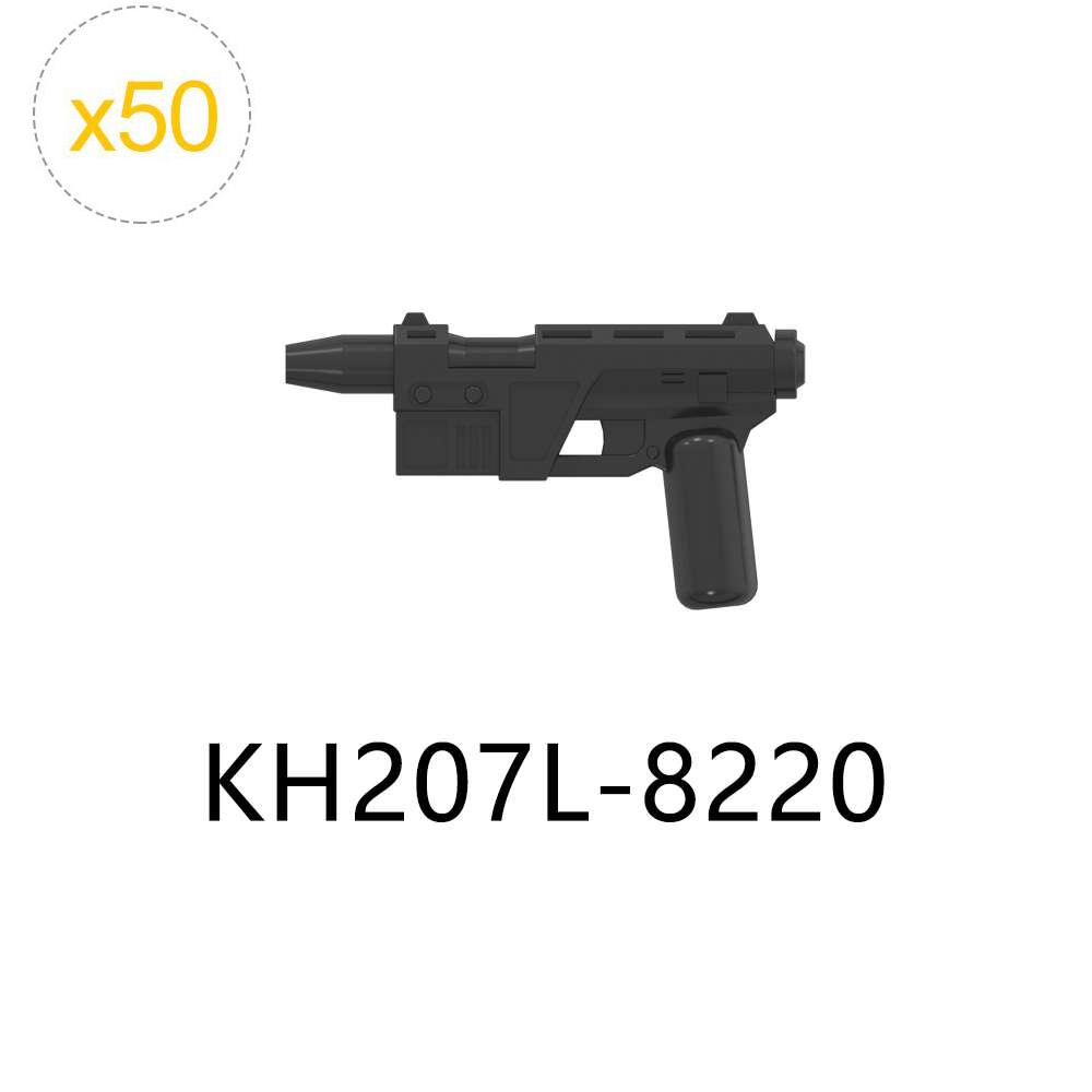 50pcs/lot Gun Pistol Space Soldiers Military War Weapon Compatible Figure Building Blocks Educational Toys For Children Boy Kid