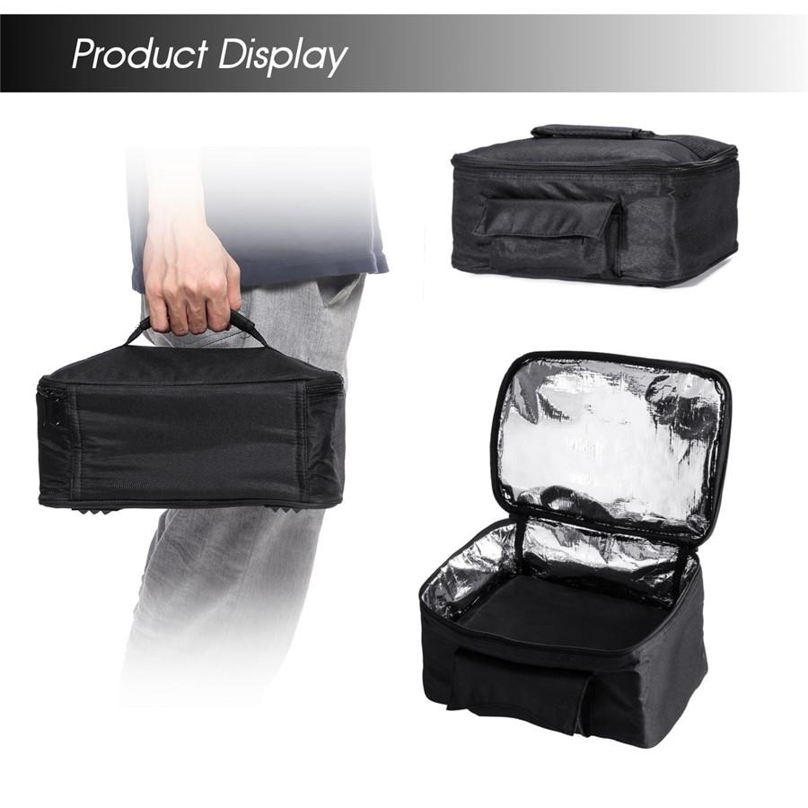 

Портативные подогреватели пищи Электрический нагреватель Ланч-бокс Мини-духовка 12V Питание от автомобиля Черный