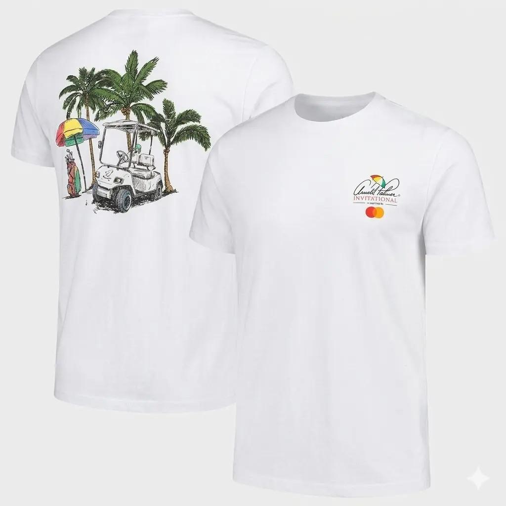 T-shirt Grafica Carrello da Golf Arnold Palmer Invitational 2026, Maglietta Sportiva da Golf Unisex