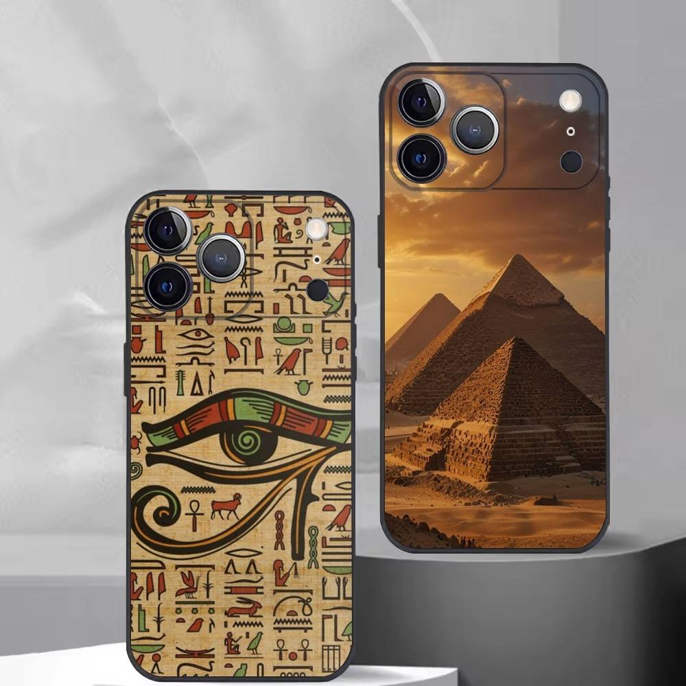 A-Art Ancient E-Egypt Phone Case Silicone Soft For IPhone 17 16 15 14 13 12 11 X XR Plus Pro Max Plus