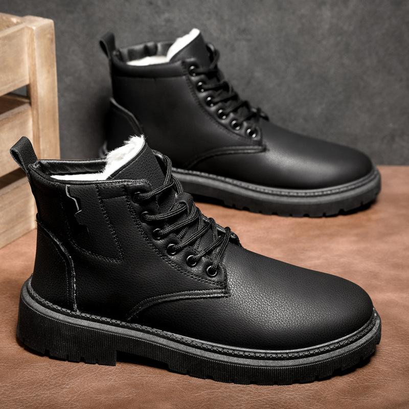 

Зима новые ботинки Мартин британский стиль ретро рабочие ботинки внешняя торговля взрыв универсальная мужская обувь большой размер мужские ботинки 44