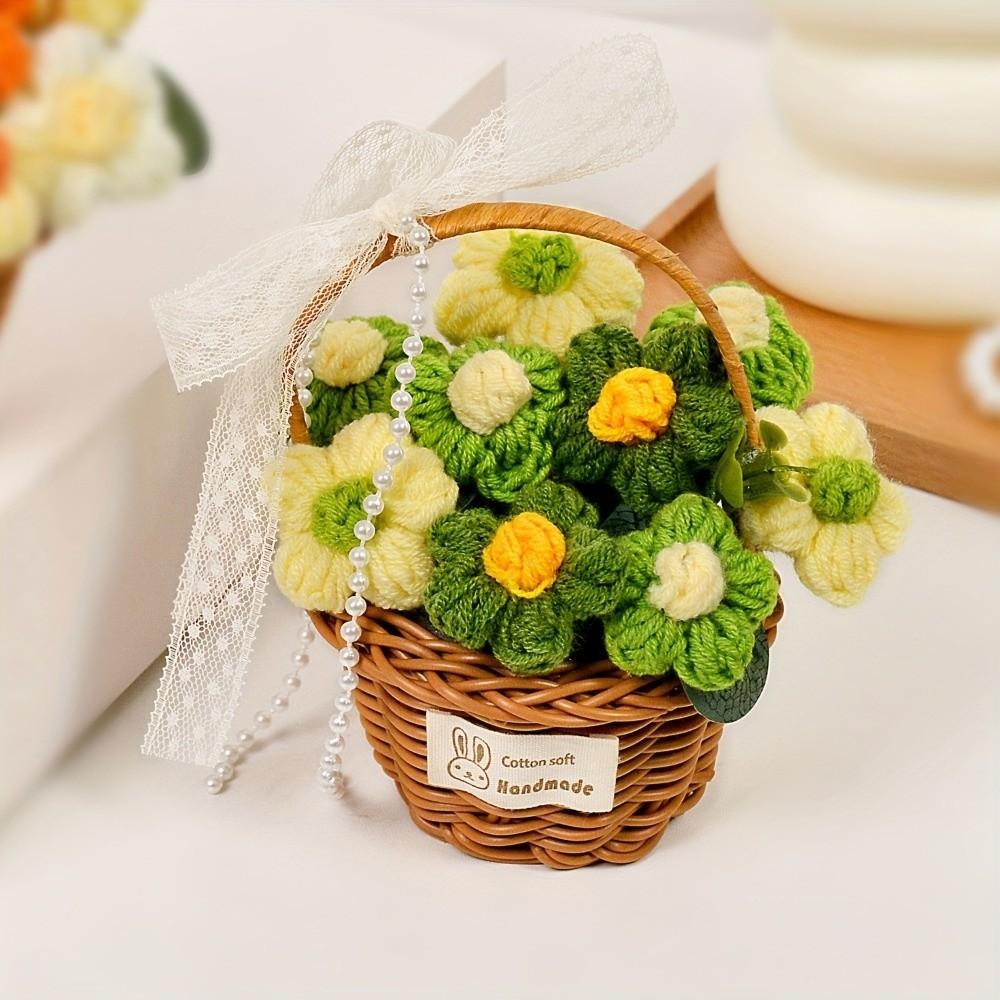 Finished Product Handmade Flower Handmade Weaving Flower Simulation Flower Valentine's Day