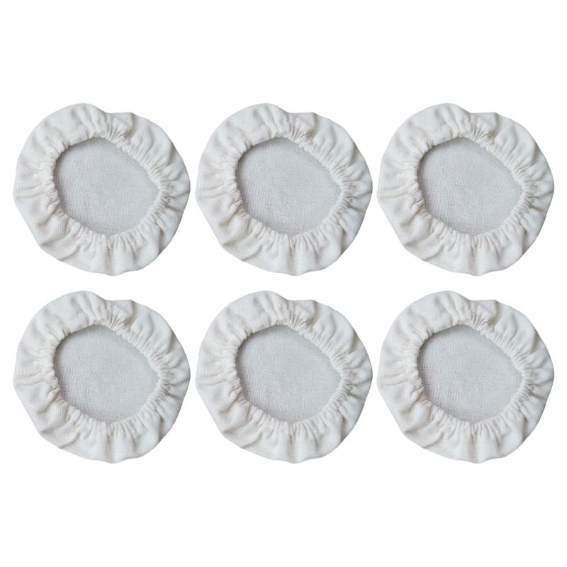 Набор из 6 хлопковых крышек для банок с закваской дышащие тканевые колпачки для корзины для теста ферментации принадлежности для выпечки хлеба 25cm 840₽