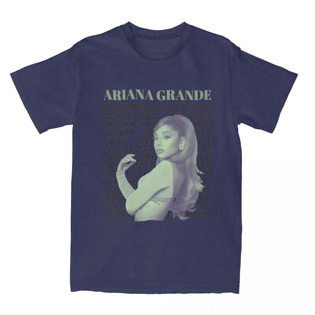 Ariana Grandes 2024 Music Tour TShirt Singer Hipster TShirts ShortSleeved Awesome Tops Summer Cotton Plus Size Tees