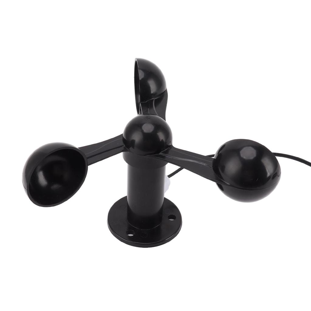 Senzor anemometru Cupă pentru viteza vântului cu cablu impermeabil de 8 m 4 cm orificiu de montare anti interferență 3