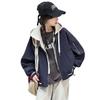 2025 Spring/Autumn Girls' Two-Piece Style Baseball Jacket - Fashionable Casual Top for Big Girls