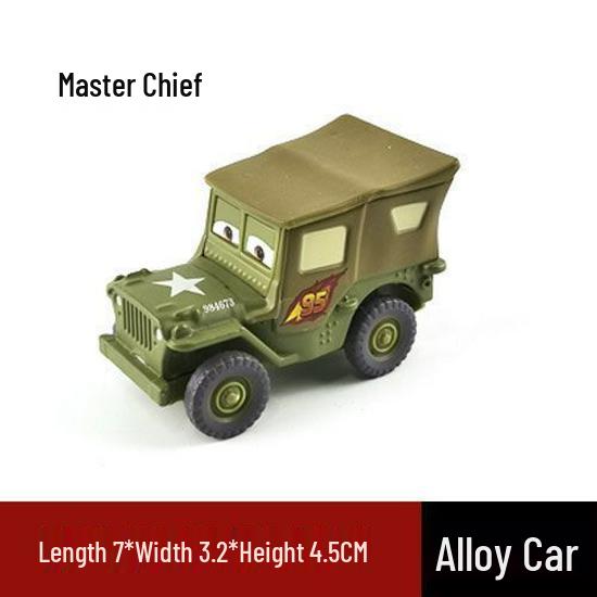 Authentic Alloy Car Set: Lightning McQueen, Mater & King - Road Rage Toys Collection for Kids