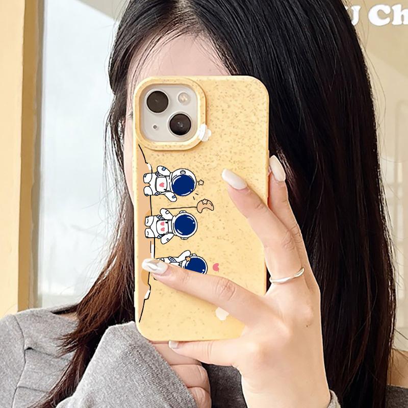 Mobile Phone Cases for iPhone 11 13 XR 15 Pro Max 12 14 Pro Max Case iPhone 16 7 Plus 8 Plus XS Max Degradable and Environmentally Friendly Anti-fall