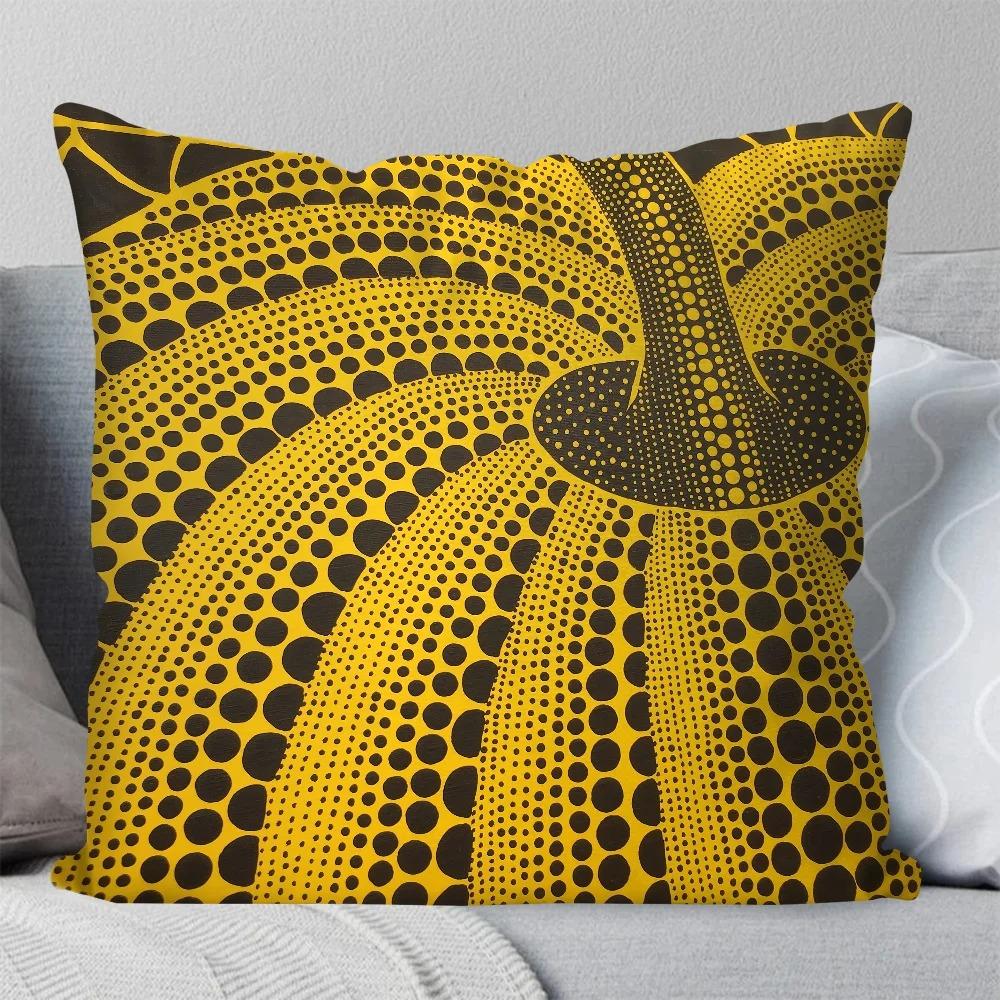 Home Decor Colorful Dots And Shapes Pattern Pillow Covers Pattern Cushion Cover Suitable For Sofa Bedroom Car Pillow Cover