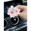 Ins-Style Summer Peach Blossom Cute Pink Air Conditioner Vent Clip Decoration Perfume Aroma Diffuser Stone