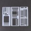 DIY Scrapbooking Record Template Flexible Handmade Stencils Tool 3 9pcs for Drawing Planners Art Craft Projects