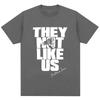 Kendrick Lamar New Album They Not Like Us Tshirt Men Women Hip Hop Gothic T-shirt Oversized Cotton Punk Cool T Shirts Streetwear
