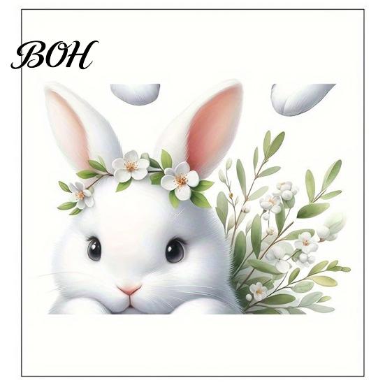 Switch Decal Removable Plants Flower Sticker, Decorative Green Leaf Floral Bunny Light Paint Safe Sticker Socket Decal, DIY Art Murals for Kids Girls