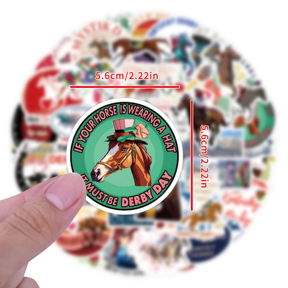 55 New Kentucky Derby Graffiti Stickers Scooter Suitcase Notebook Stickers
