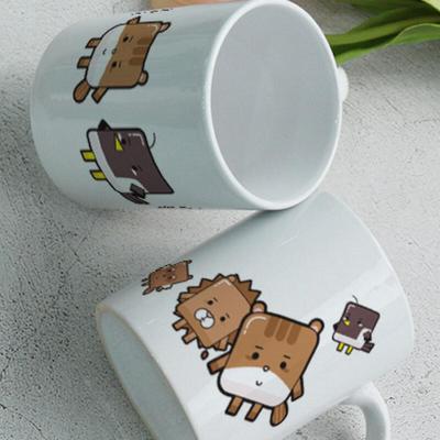 Ij533-Caneca de Design 2p-Personagem Animal 2