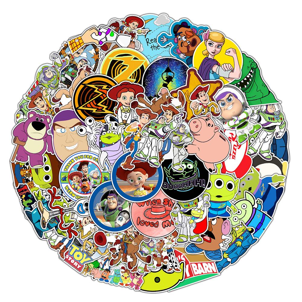 10/30/50pcs Cartoon Cute Stickers Anime Buzz Lightyear Graffiti Decals Scrapbook Luggage Phone Car Funny Woody Sticker