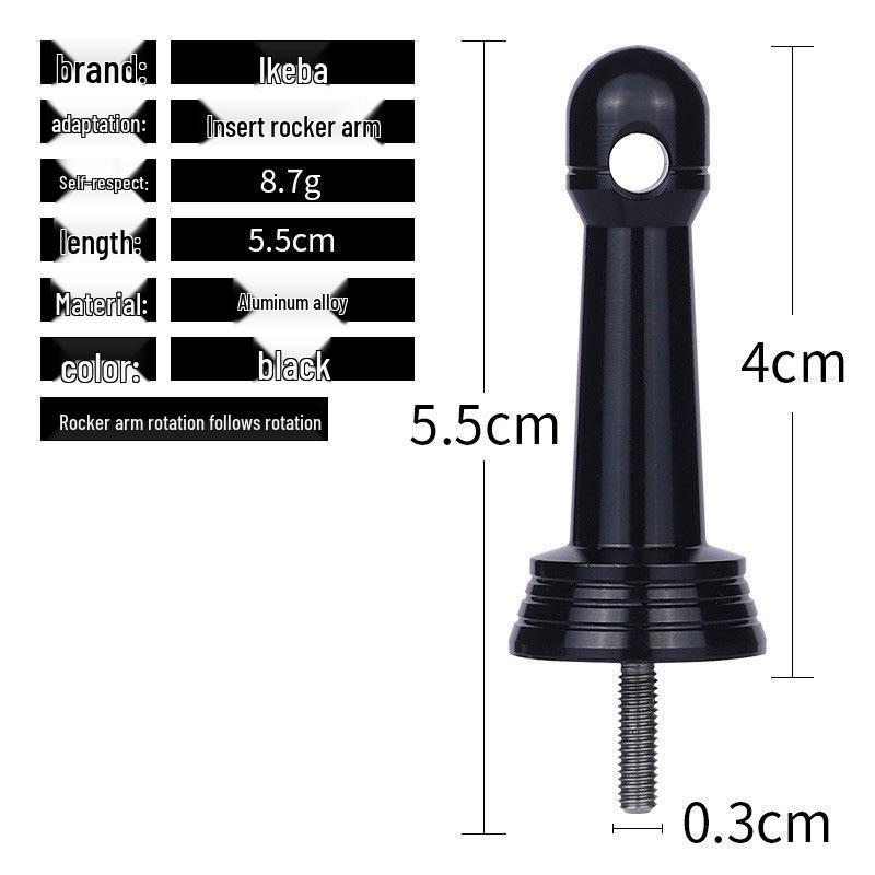 Ikejin Aluminiumlegierung Spinnrad Balancebalken für Angelrollenmodifikation