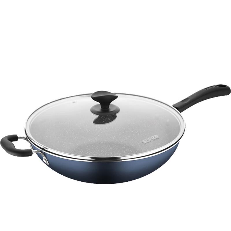 SUPOR 32cm Star Stone Nonstick Wok