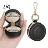 Small Storage for Earrings Portable Jewelry Box Keychain, PU Leather Travel Organizer Case, Soft Anti Scratch Protector Velvet Lining Secure