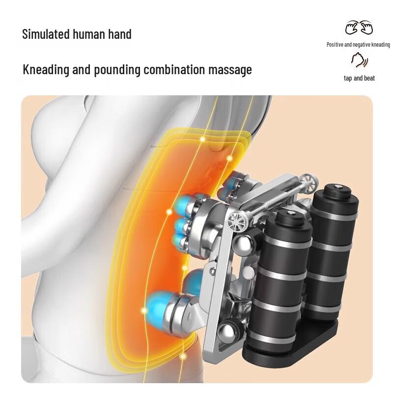 AUX Lumbar and Neck Massage Cushion CN plug (adapter included)