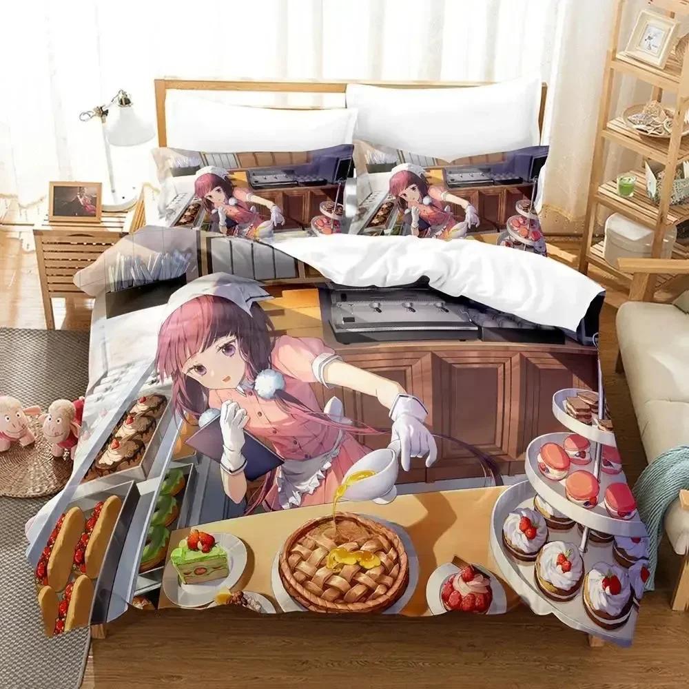 3D Kawaii Blend S Bedding Set Printed With Pillowcase Duvet Cover Soft Queen King Size Bedclothes Home 3D Anime Bed Sheet Set