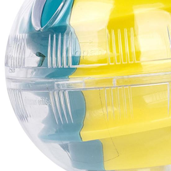 Dog Treat Dispenser Ball Adjustable Slow Feeder Puzzle Toy Food Dispensing Ball for Puppy Healthy Eating Training And Boredom Relief