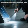 Clip-on Light with Battery Indicator Keychain Flashlight Mini Torch Rechargeable Work Emergency for Walking Camping Fishing Hiking Gear Small Lamp