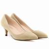 Décolleté da Donna Primavera Autunno Tacco Basso Alto 5cm Tinta Unita Traspiranti Punta Appuntita Suola Antiscivolo Soletta in Lattice Scarpe da Lavoro Matrimonio