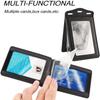 Retractable Reel Heavy Duty Carabiner Leather Card Badge Holders and Clear ID Window for Office Staffs Student Teacher Couriers