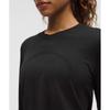 Lululemon Swiftly Open Hole V Neck Long sleeVe Shirt Black