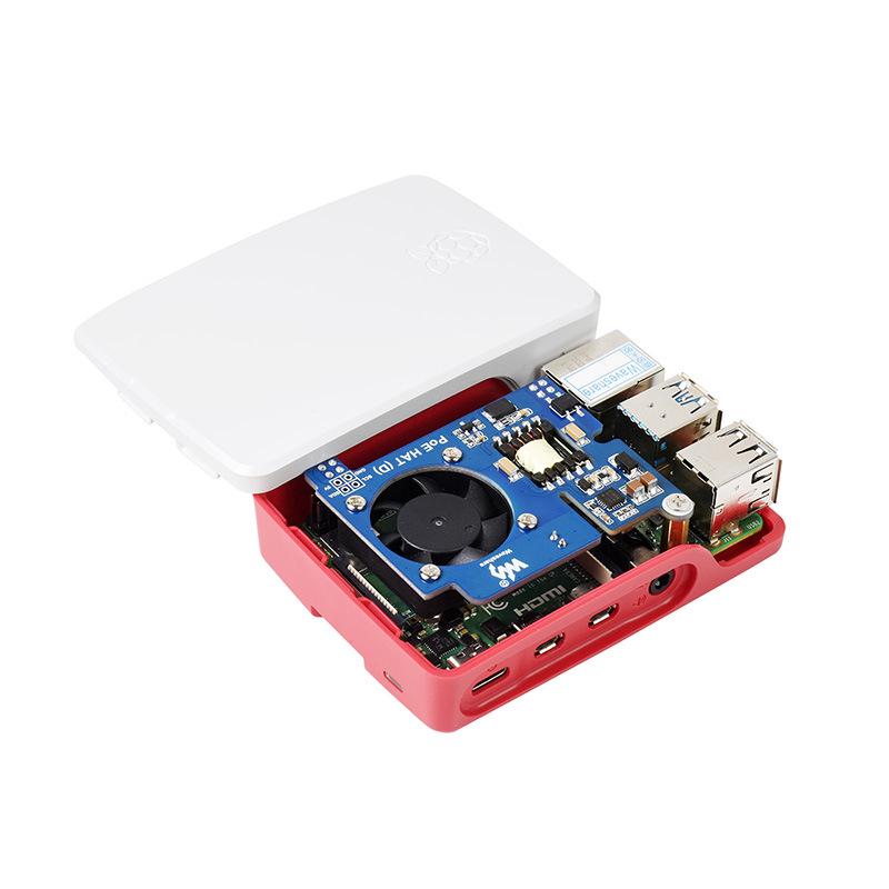 Waveshare PoE Ethernet Power Board for Raspberry Pi, 802.3af Standard, Case-Installable