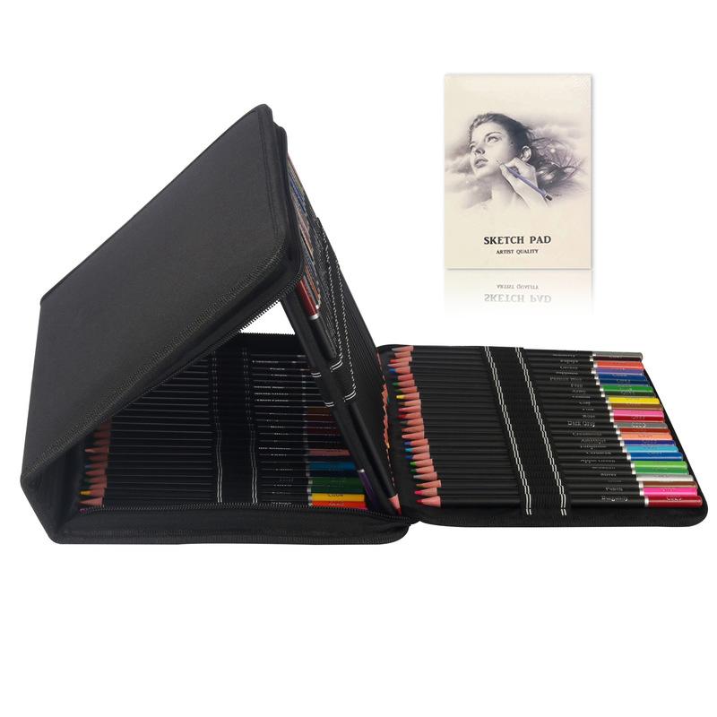 144 st / set Färg av blyfärg Färgkritor Färgkritor Professionella konstnärspenslar