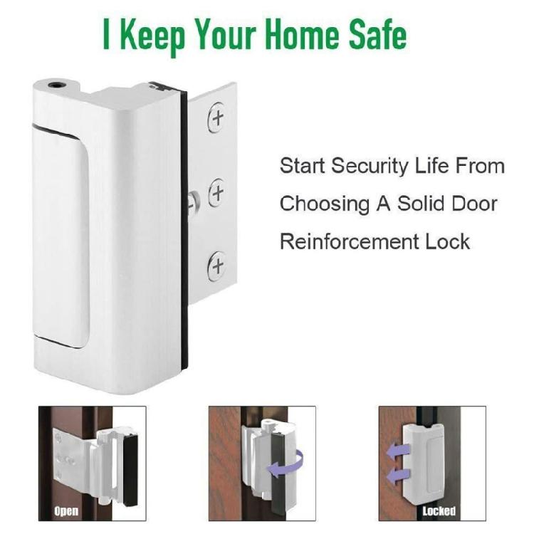 Secure Home Door Lock Upgrades Metal Defenders Against Unauthorized Entry Home Security Door Lock Metal Reinforcement
