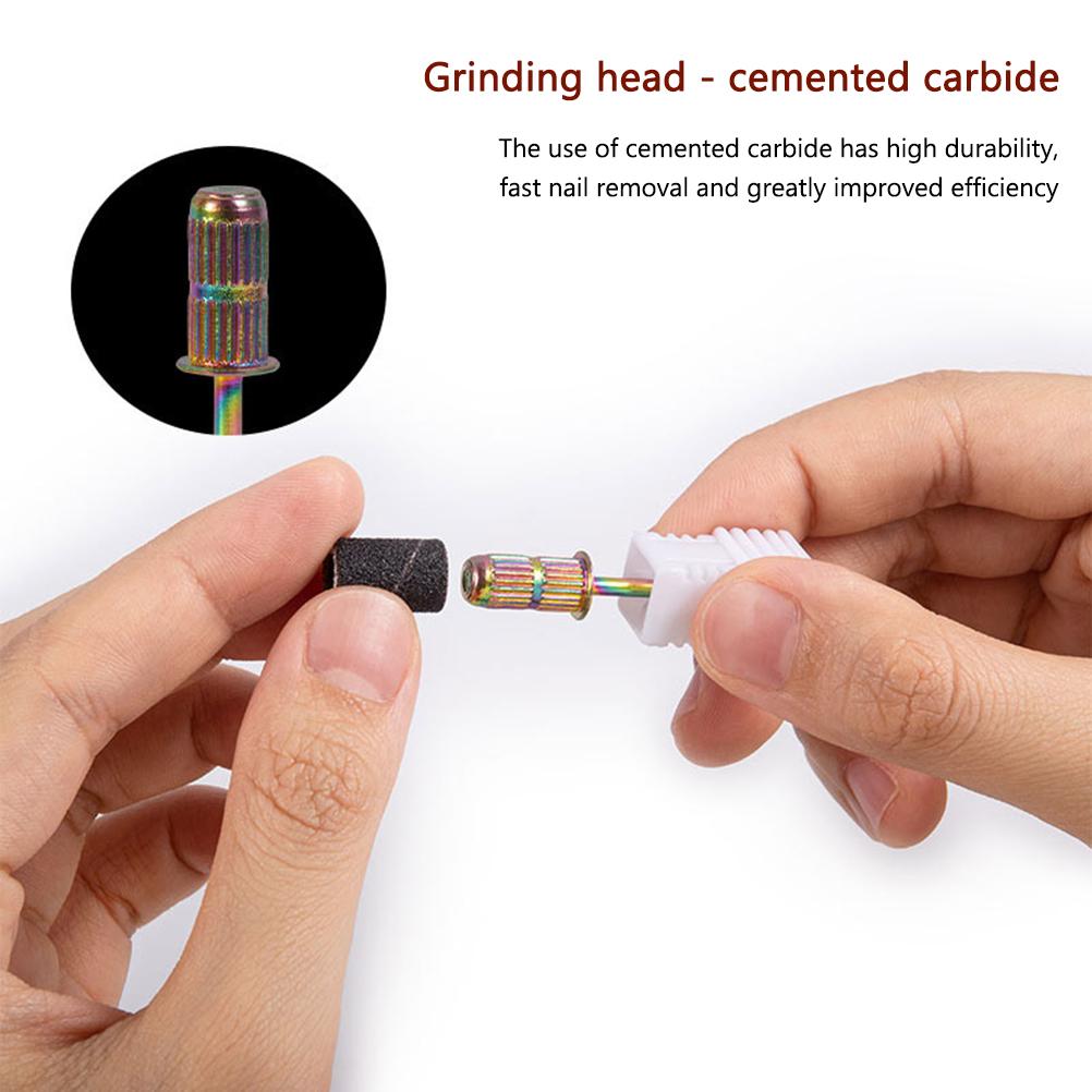 Nail Drill Accessories Bits Polishing Sanding Bands Grinding Head