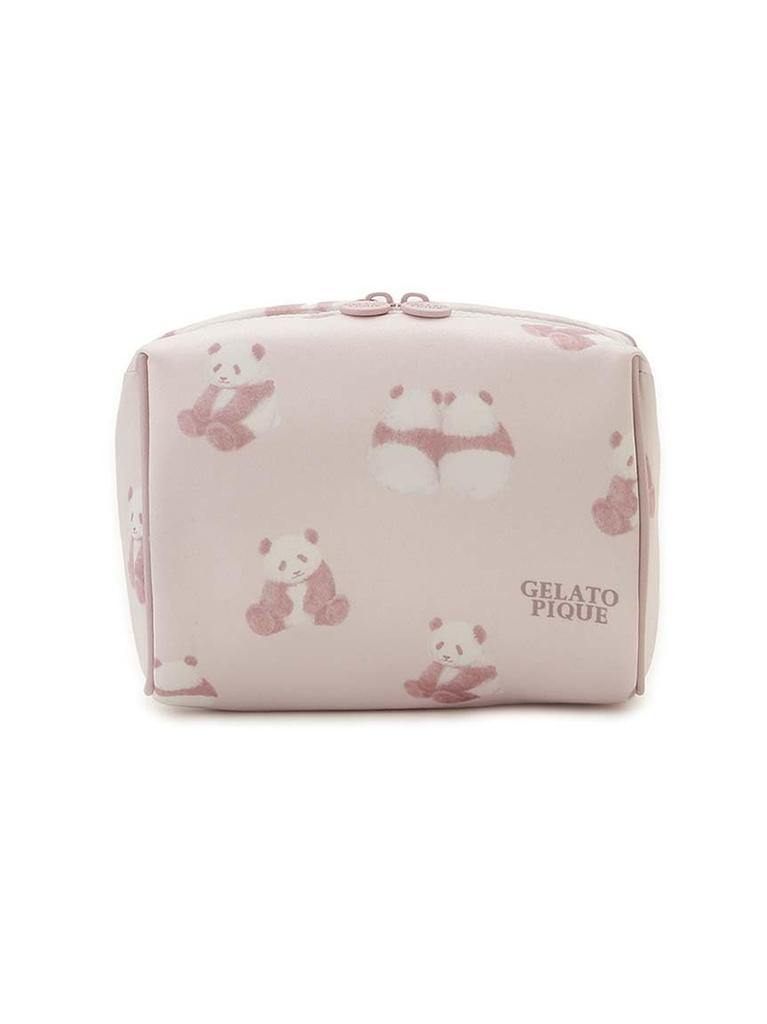 Panda Print Square Pouch PWGB251644 PNK [Gelato Pique]