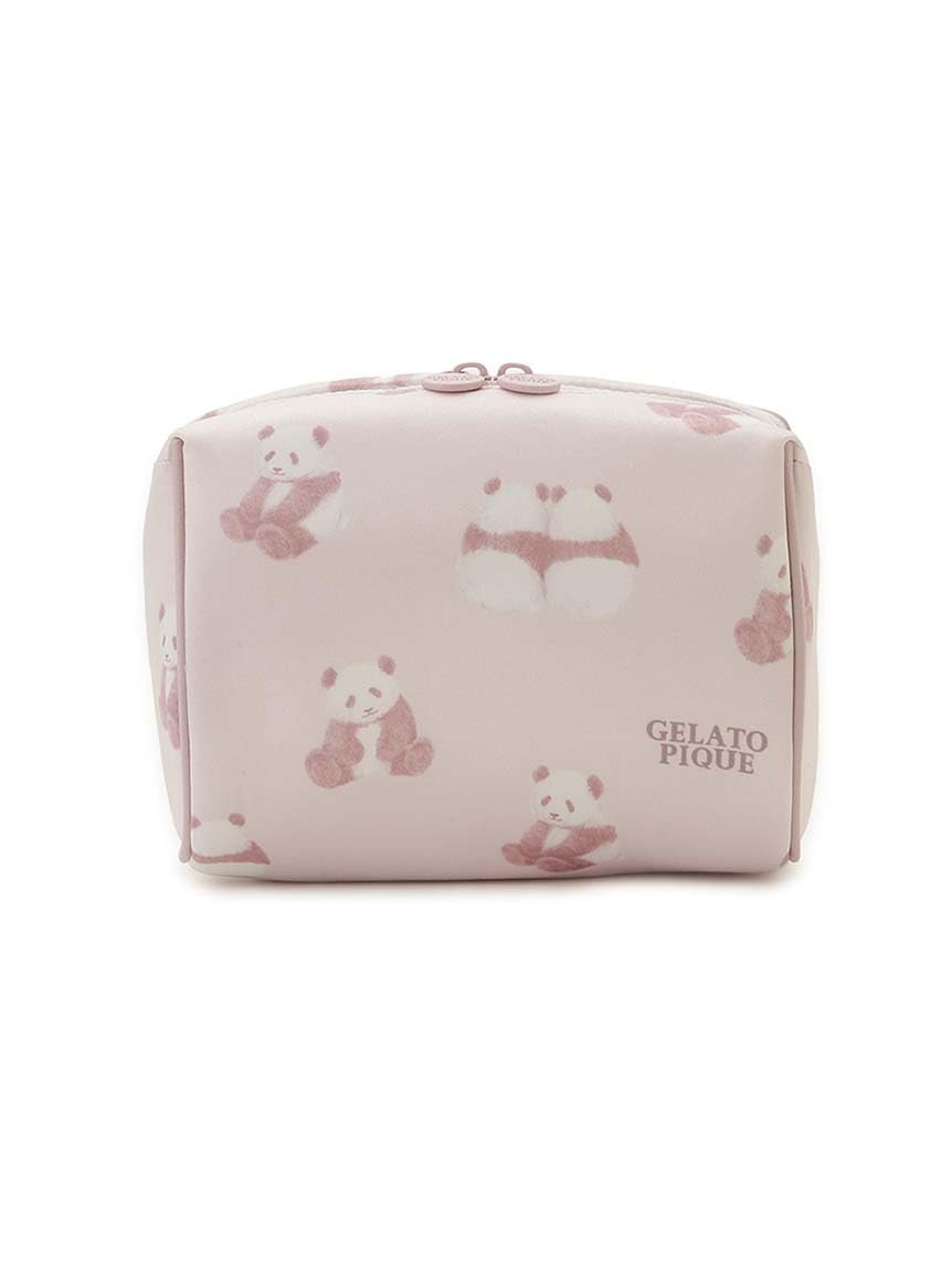 

Gelato Pique Panda Print Square Pouch PWGB251644 PNK