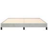Bed Frame without Mattress Light Grey California King Velvet