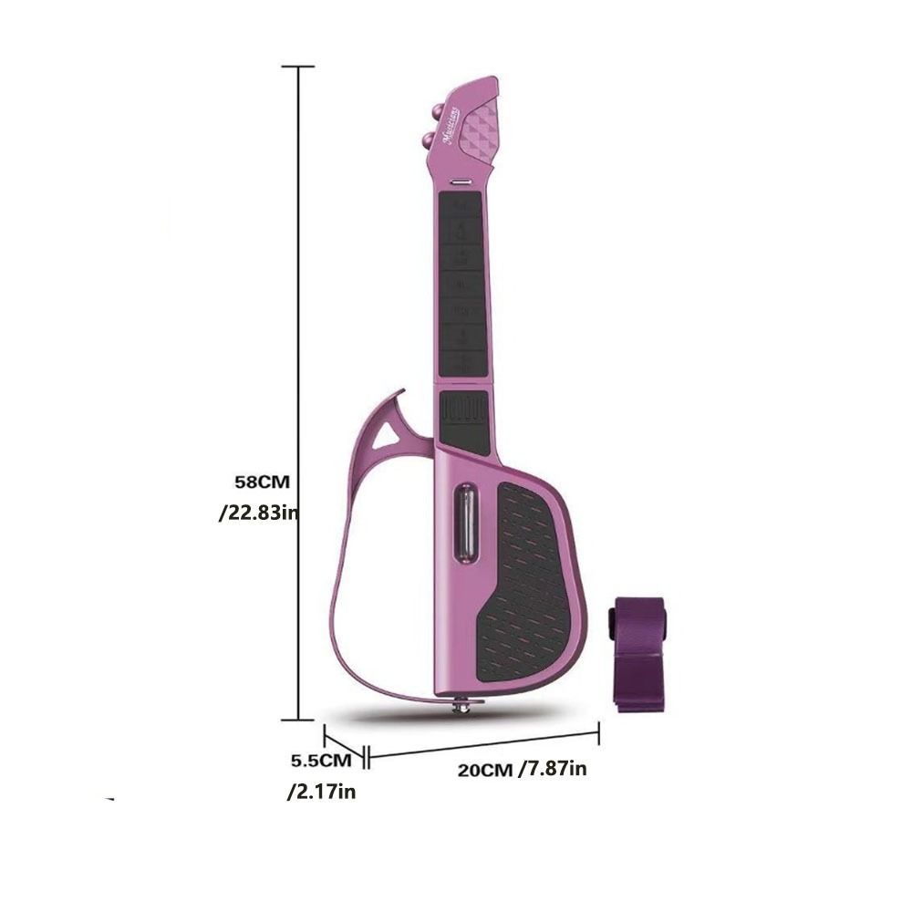 Foldable Smart Stringless Guitar Music Enlightenment Instrument  For Beginner Entry Level