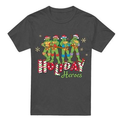 Teenage Mutant Ninja Turtles Unisex Adult Holiday Heroes Christmas T-Shirt
