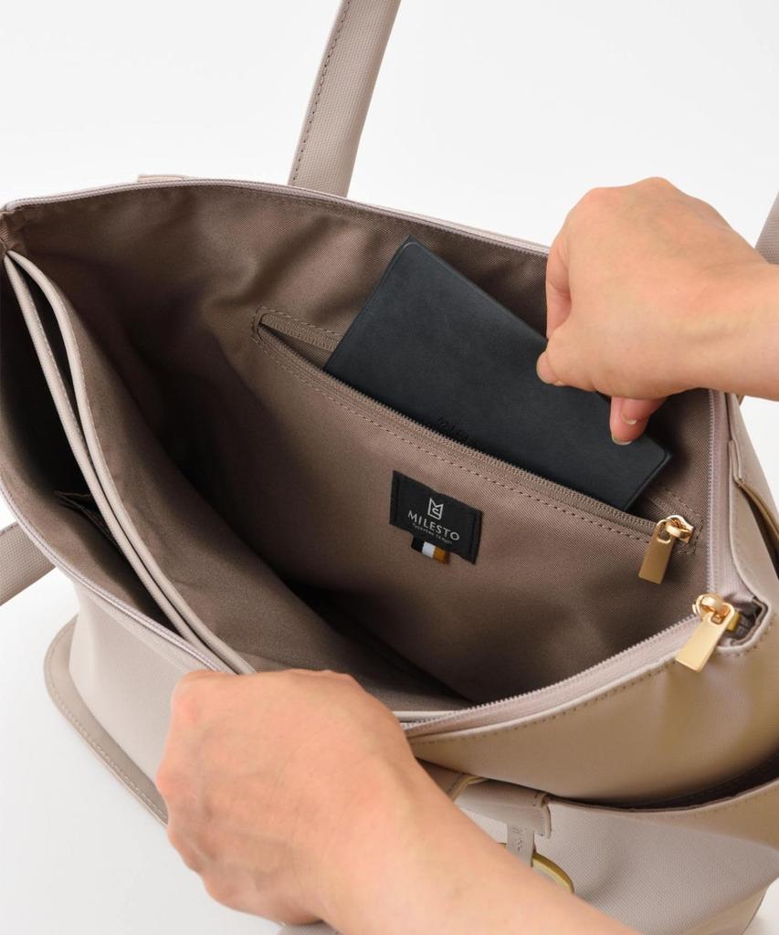 [Millet] PuntoLinea Tote Bag, No Size, Greige