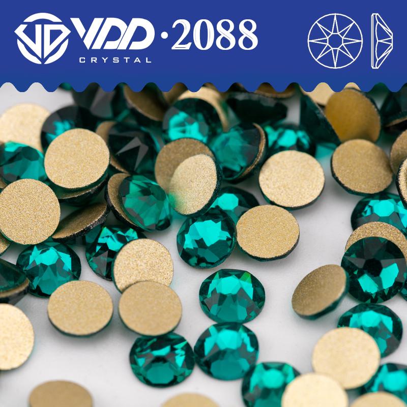 VDD SS16-SS30 High Quality 2088 Rhinestones Crystal Flatback 8 Big 8 Small 16cut Stones for DIY Crafts Nail Art Decoration