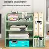 Metal Office Desk Organizer & File Storage Box