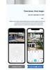360° Outdoor Waterproof Camera with 6MP and Three Lenses for Home Surveillance